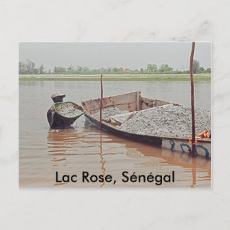 Lac Rose, Sénégal Postkarte