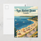 Lac Saint-Jean Kanada Postkarte (Vorne/Hinten)