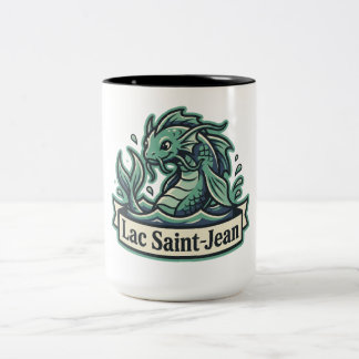 Lac-Saint-Jean-Wasserungeheuer Zweifarbige Tasse