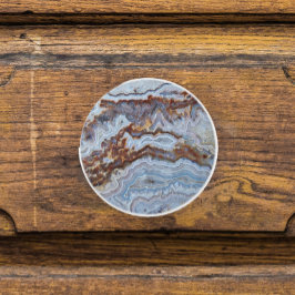 Lace Agate Rock Muster Keramikknauf