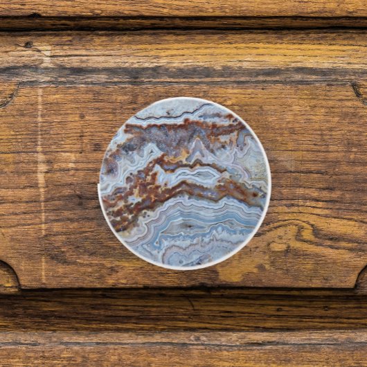 Lace Agate Rock Muster Keramikknauf