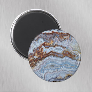 Lace Agate Rock Muster Magnet