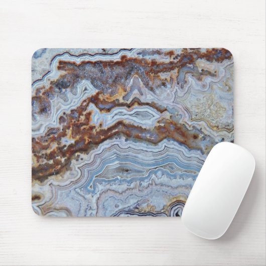 Lace Agate Rock Muster Mousepad (Mit Mouse)