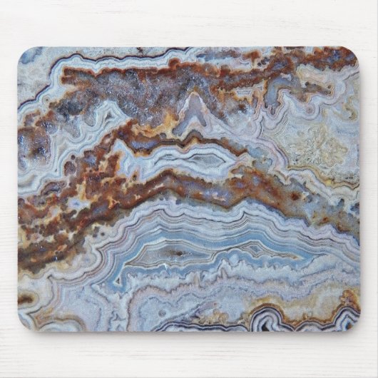 Lace Agate Rock Muster Mousepad (Vorne)