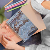 Lace Agate Rock Muster Notizblock