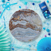 Lace Agate Rock Muster Pappteller (Party)