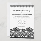 Lace Anniversary Einladung (Vorderseite)