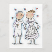 Lace Anniversary Postkarte (Vorderseite)