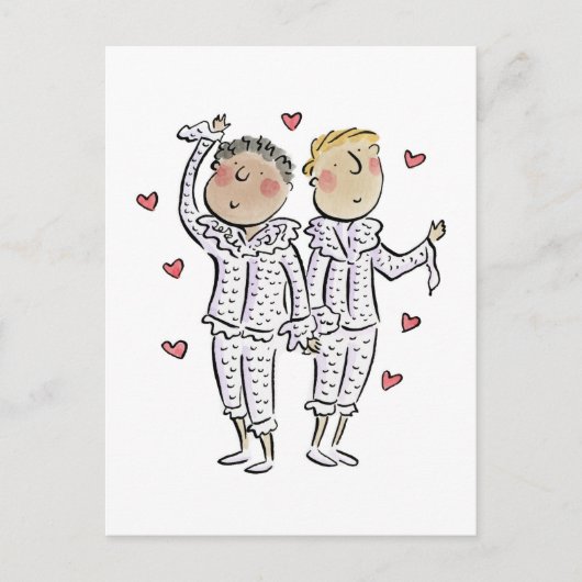 Lace Anniversary Postkarte (Vorderseite)