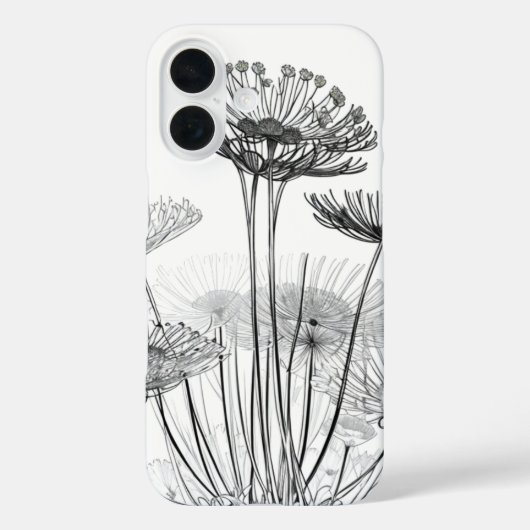 Lace Bloom Case-Mate iPhone Hülle (Rückseite)