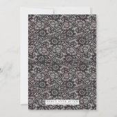 Lace Bridal Dusche Einladung (Rückseite)