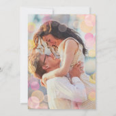 Lace Bridal Shower Romantic The Bride Wears Lace Einladung (Rückseite)