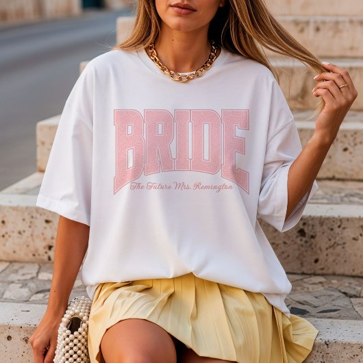 Lace BRIDE Engagement Shower Bach Party T-Shirt