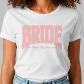 Lace BRIDE Engagement Shower Bach Party T-Shirt
