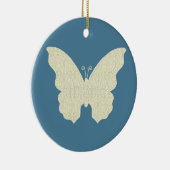 Lace Butterfly Round Ornament (Rechts)