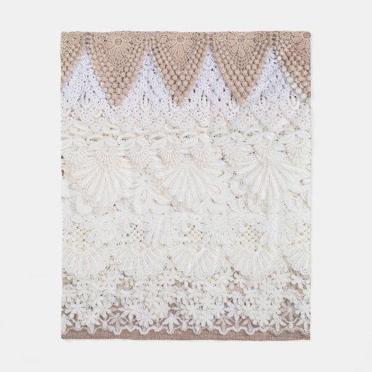 Lace cloth background and texture fleecedecke (Vorderseite)
