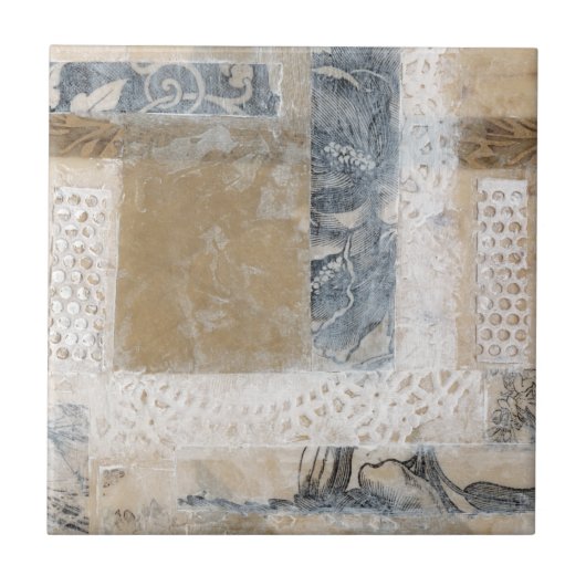 Lace Collage II Fliese (Vorderseite)