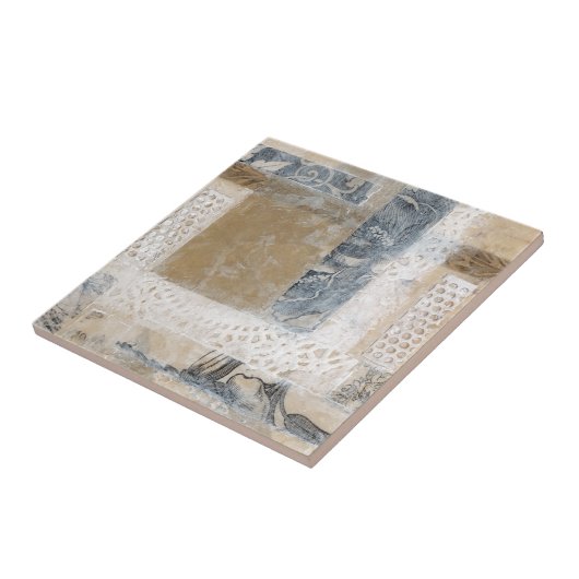 Lace Collage II Fliese (Seite)