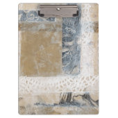 Lace Collage II Klemmbrett (Vorderseite)