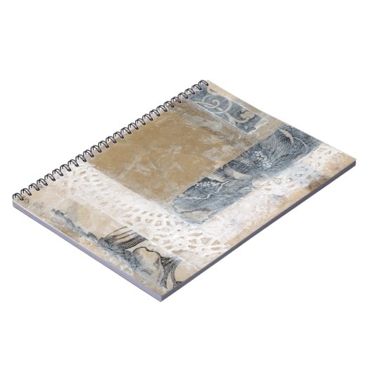 Lace Collage II Notizblock (Linke Seite)