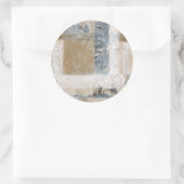 Lace Collage II Runder Aufkleber (Tasche)