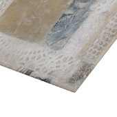 Lace Collage II Schneidebrett (Ecke)