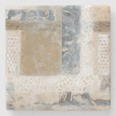 Lace Collage II Steinuntersetzer (Vorderseite)