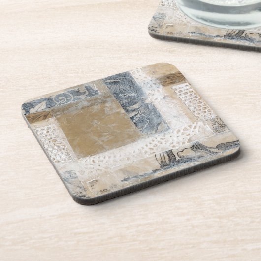 Lace Collage II Untersetzer (Linke Seite)