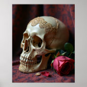 Lace & Decay – A Victorian Gothic Skull Poster (Vorne)