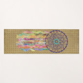 Lace Dreamcatcher Boho Style Yogamatte (Vorderseite (Horizontal))