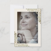 Lace Effect Remembering Dear One Memorial Funeral (Vorderseite)