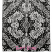 Lace Floral Harmony Duschvorhang (Vorderseite)