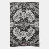 Lace Floral Harmony Geschirrtuch (Vertikal)