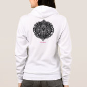 Lace Floral Harmony Hoodie (Rückseite)