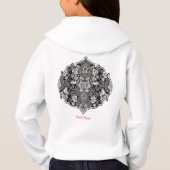 Lace Floral Harmony Hoodie (Rückseite)