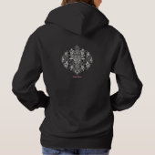 Lace Floral Harmony Hoodie (Rückseite)