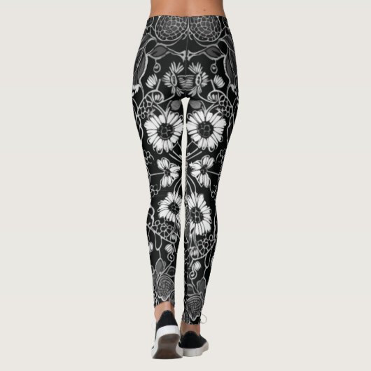 Lace Floral Harmony Leggings (Rückseite)