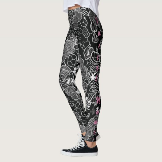 Lace Floral Harmony Leggings (Links)