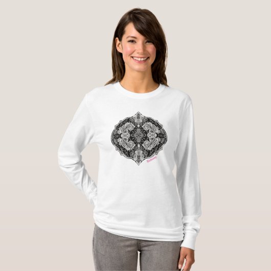 Lace Floral Harmony T-Shirt (Vorne ganz)