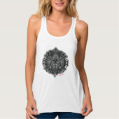 Lace Floral Harmony Tank Top (Vorderseite)