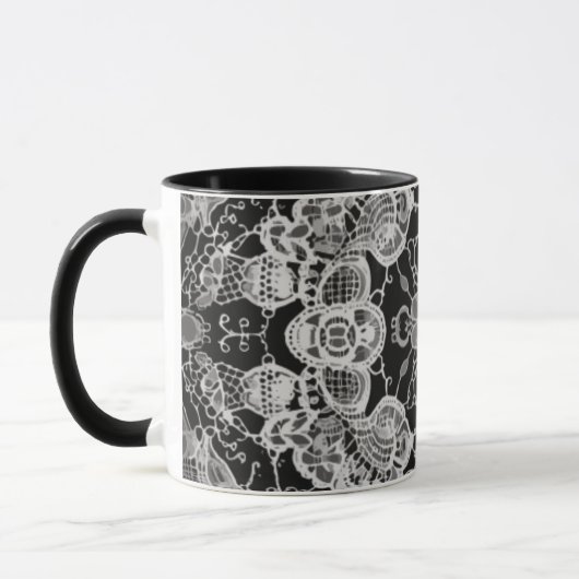 Lace Floral Harmony Tasse (Links)