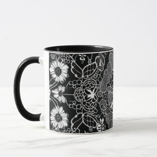 Lace Floral Harmony Tasse (Links)