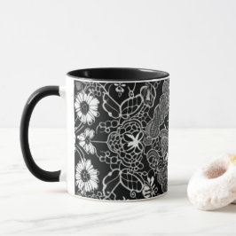 Lace Floral Harmony Tasse
