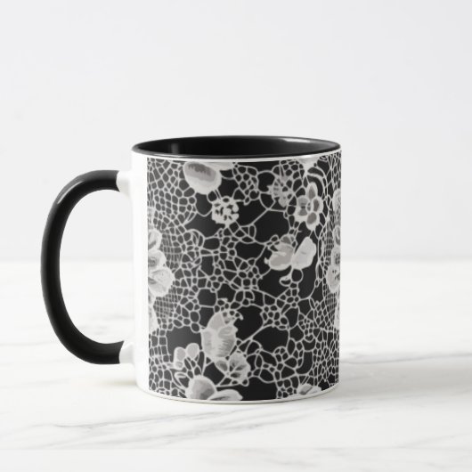 Lace Floral Harmony Tasse (Links)