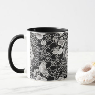Lace Floral Harmony Tasse