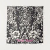 Lace Floral Harmony Wandteppich (Vorderseite (Horizontal))