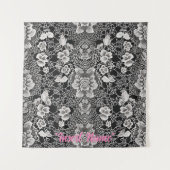 Lace Floral Harmony Wandteppich (Vorderseite (Horizontal))