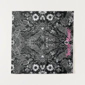 Lace Floral Harmony Wandteppich (Vorderseite)