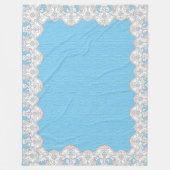Lace Frame Fleecedecke (Vorderseite)
