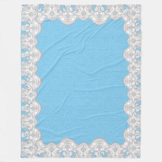 Lace Frame Fleecedecke (Vorderseite)